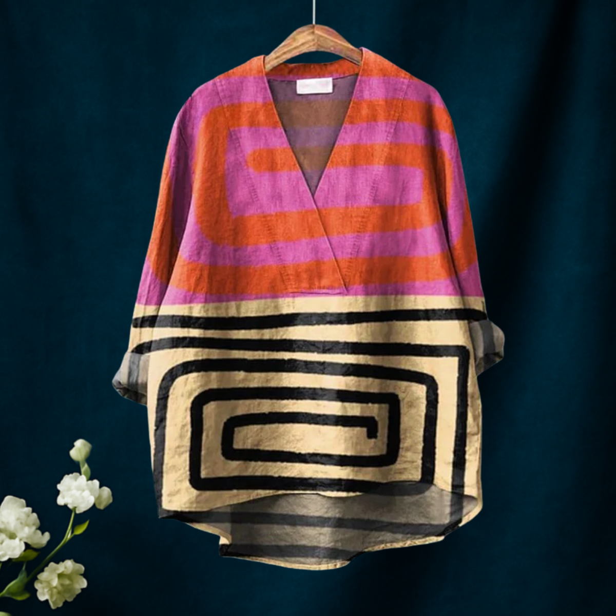 Julia – Abstract Geometric Shirt