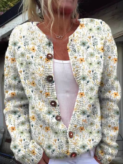 Nadia - Floral Cardigan