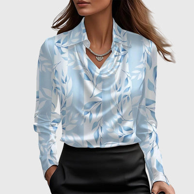 Sophia – Satin Drape Blouse