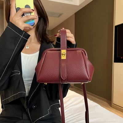 Retro-Style Luxury Leather Bag