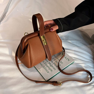 Retro-Style Luxury Leather Bag