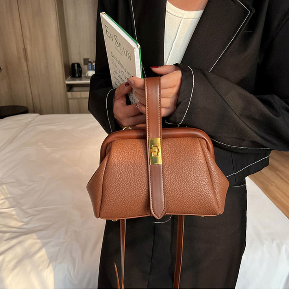 Retro-Style Luxury Leather Bag