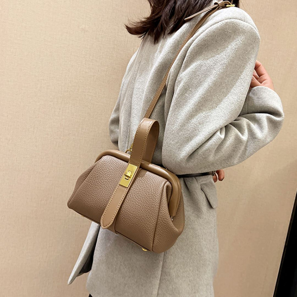 Retro-Style Luxury Leather Bag