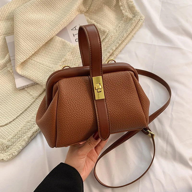 Retro-Style Luxury Leather Bag