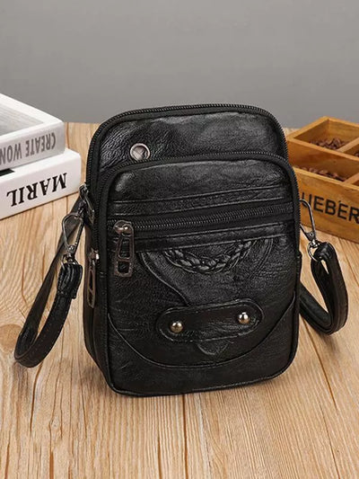 Vintage-Style Luxury Crossbody Bag