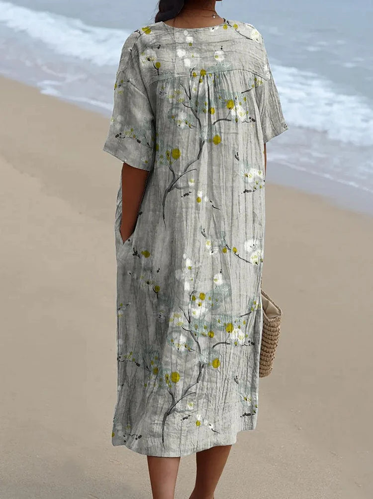 Faye – Camellia Print Dress