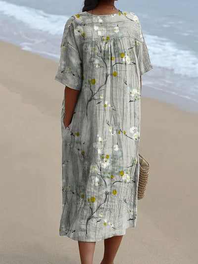 Faye – Camellia Print Dress