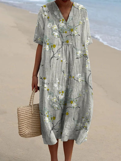 Faye – Camellia Print Dress