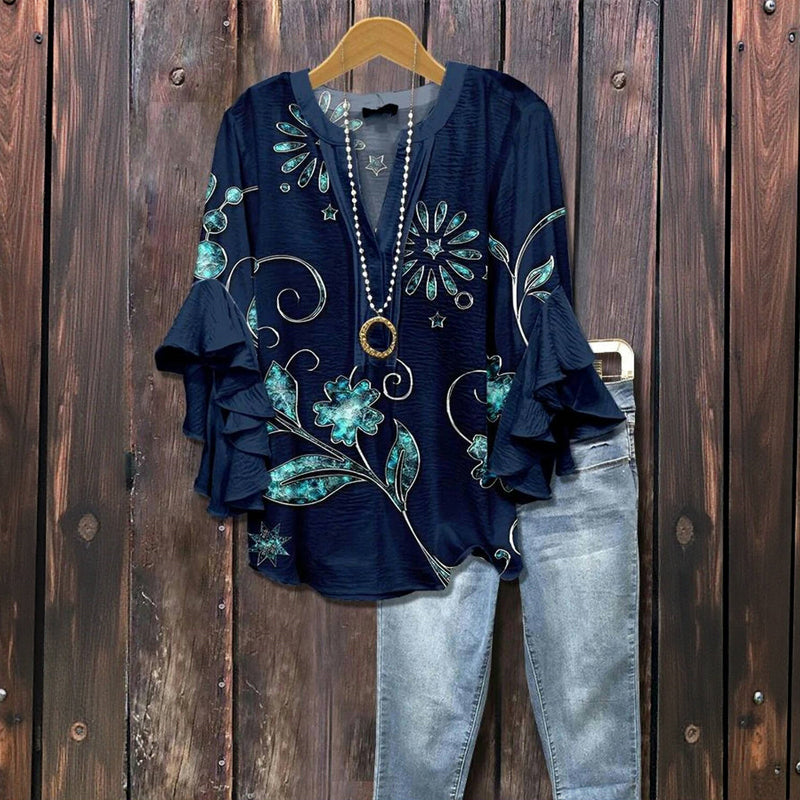 Isabella – Floral Patterned Top