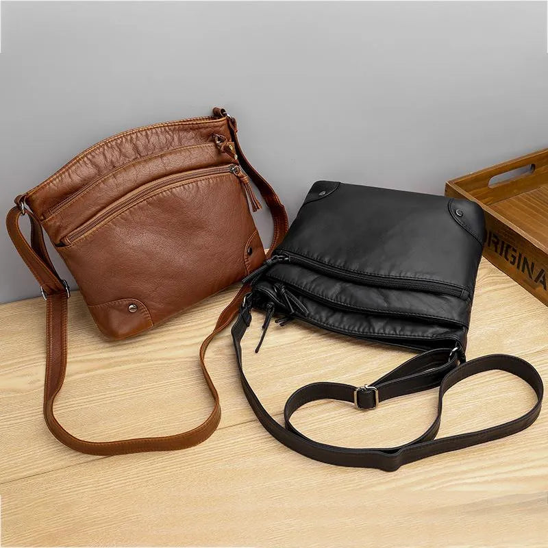 Compact Luxury Leather Bag