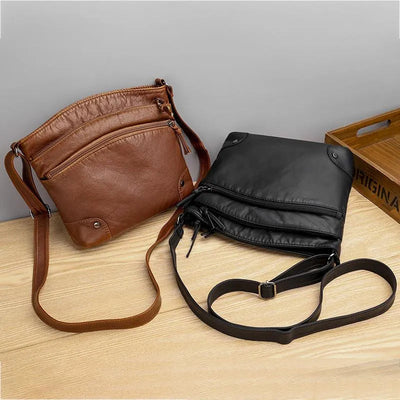 Compact Luxury Leather Bag
