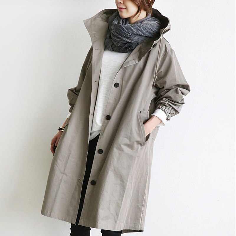 Melisa – Hooded Trench Coat