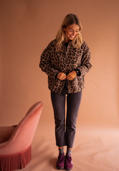 Trendy Leopard Jacket