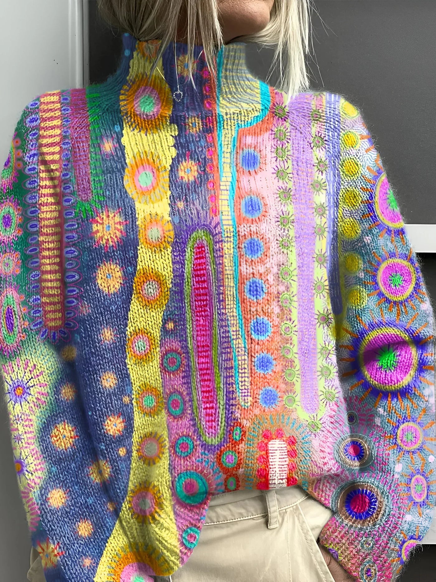 Play of Colours Turtleneck
